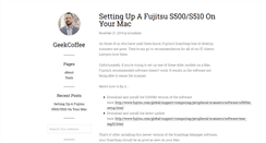 Desktop Screenshot of geekcoffee.com